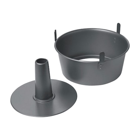 Chicago Metallic Chicago Metallic 9-1/2 in. W X 9.5 in. L Angel Food Cake Pan Gray 16184